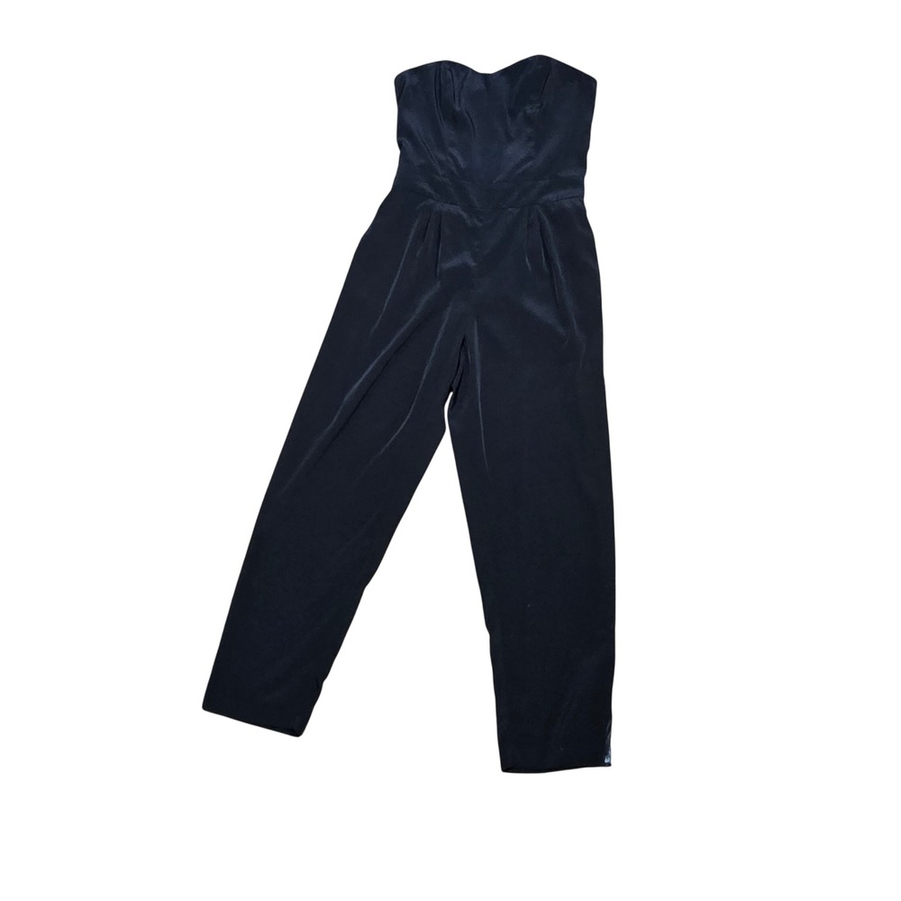 Express NWT Black Strapless Sweetheart Tapered Leg Jumpsuit Size 6 NWT
